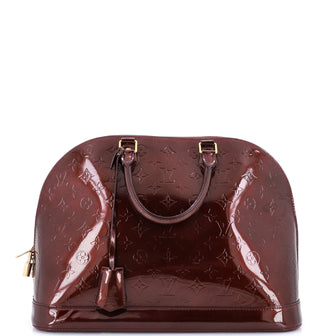 Louis Vuitton Alma Handbag Monogram Vernis GM
