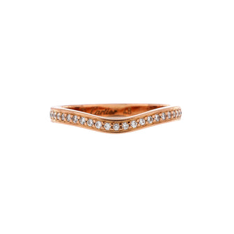 Cartier Ballerina Ring 18K Rose Gold with Diamonds