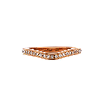 Cartier Ballerina Ring 18K Rose Gold with Diamonds