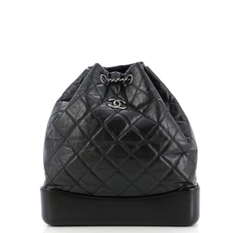 Chanel Gabrielle Backpack Quilted Calfskin Small