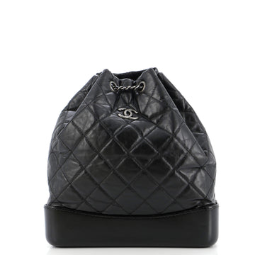 Chanel Gabrielle Backpack Quilted Calfskin Small