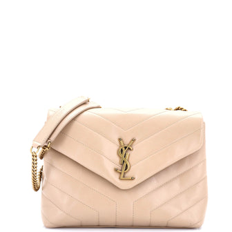 Saint Laurent Loulou Shoulder Bag Matelasse Chevron Leather Small