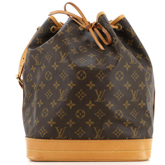 Louis Vuitton Noe Handbag Monogram Canvas Large