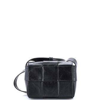 Bottega Veneta Cassette Crossbody Bag Maxi Intrecciato Leather Candy