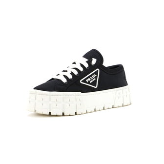 Prada Women's Double Wheel Platform Sneakers Nylon