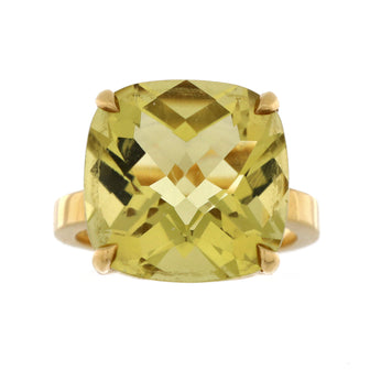 Tiffany & Co. Sparklers Cocktail Ring 18K Yellow Gold with Citrine