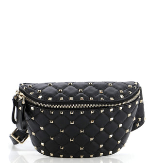 Valentino Garavani Rockstud Spike Belt Bag Quilted Leather