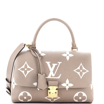 Louis Vuitton Madeleine Handbag Bicolor Monogram Empreinte Giant MM