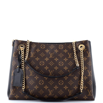 Louis Vuitton Surene Handbag Monogram Canvas with Leather MM