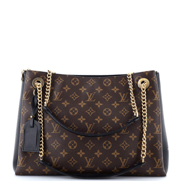 Louis Vuitton Surene Handbag Monogram Canvas with Leather MM