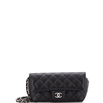 Chanel Classic Sunglasses Case with Chain Quilted Caviar