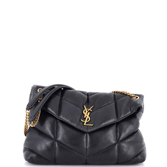 Saint Laurent Loulou Puffer Shoulder Bag Quilted Leather Medium