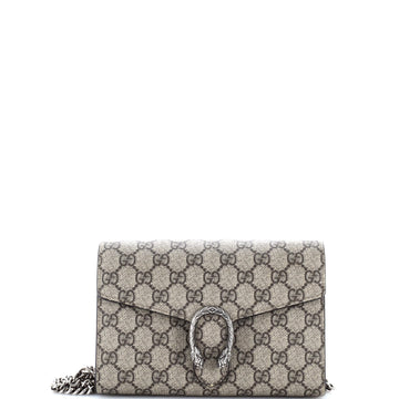 Gucci Dionysus Chain Wallet GG Coated Canvas Small