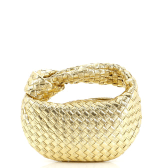 Bottega Veneta BV Jodie Hobo Metallic Intrecciato Nappa Mini