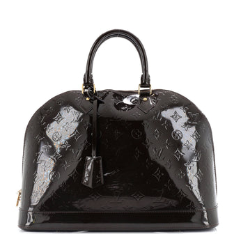 Louis Vuitton Alma Handbag Monogram Vernis GM