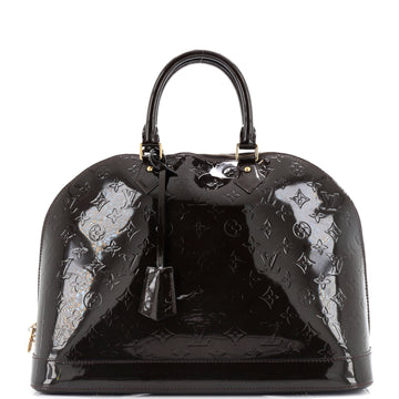 Louis Vuitton Alma Handbag Monogram Vernis GM