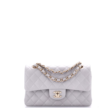 Chanel Classic Double Flap Bag Quilted Caviar Small