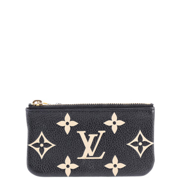Louis Vuitton Key Pouch Bicolor Monogram Empreinte Giant