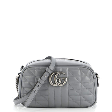 Gucci GG Marmont Shoulder Bag Mixed Matelasse Leather Small