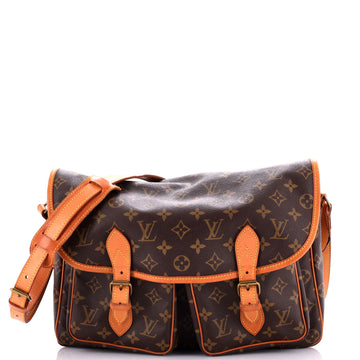 Louis Vuitton Sac Gibeciere Messenger Bag Monogram Canvas GM