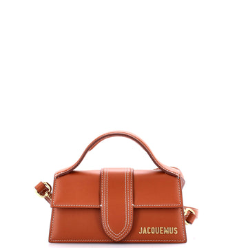 Jacquemus Le Bambino Top Handle Flap Bag Leather