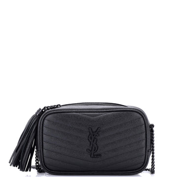 Saint Laurent Lou Camera Bag Matelasse Chevron Leather Mini
