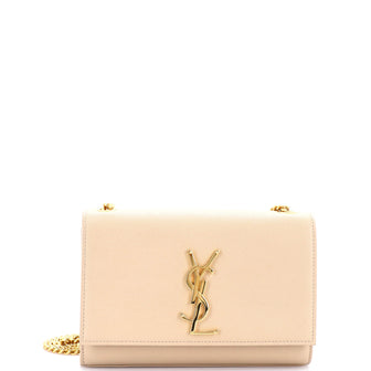 Saint Laurent Classic Monogram Crossbody Bag Grainy Leather Small