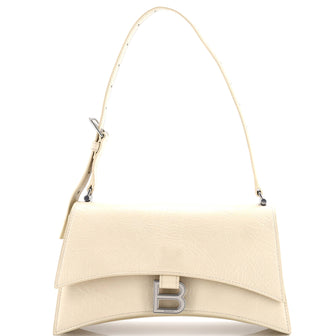 Balenciaga Hourglass Sling Shoulder Bag Leather Small