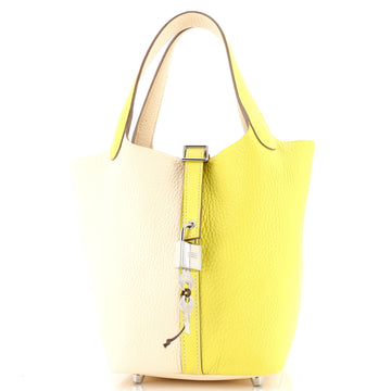 Hermes Picotin Lock Bag Bicolor Clemence PM Multicolor 3304271