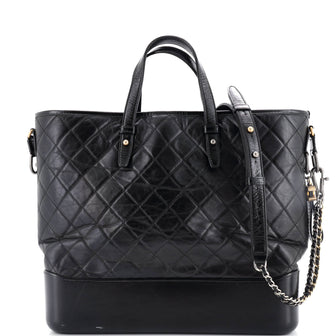 Chanel Gabrielle Shopping Tote Quilted Calfskin Large