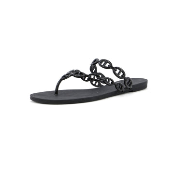 Hermes Women's Chaine d'Ancre Island Sandals Rubber