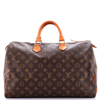 Louis Vuitton Speedy Handbag Monogram Canvas 40