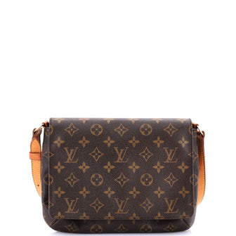 Louis Vuitton Musette Tango Handbag Monogram Canvas