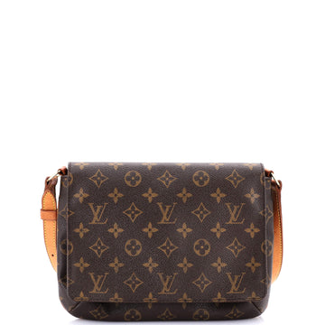 Louis Vuitton Musette Tango Handbag Monogram Canvas