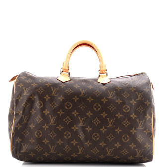 Louis Vuitton Speedy Handbag Monogram Canvas 40