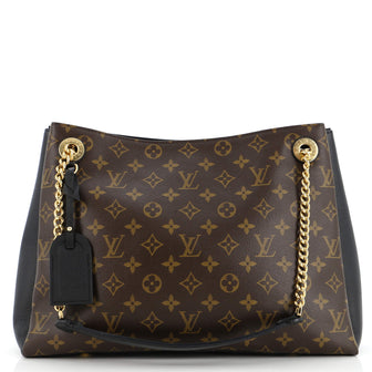 Louis Vuitton Surene Handbag Monogram Canvas with Leather MM