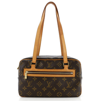 Louis Vuitton Cite Handbag Monogram Canvas MM