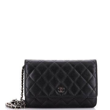 Chanel Wallet on Chain Quilted Caviar