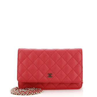 Chanel Wallet on Chain Quilted Caviar