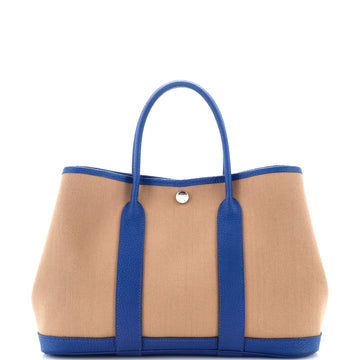 Hermes Garden Party Tote Toile and Leather 30