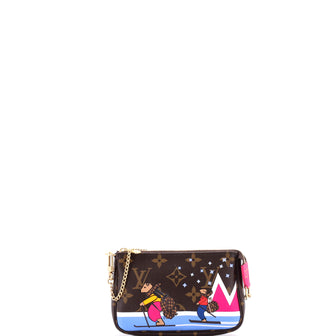 Louis Vuitton Pochette Accessoires Limited Edition Monogram Canvas Mini