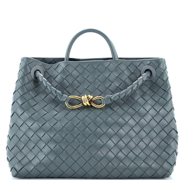 Bottega Veneta Andiamo Top Handle Bag Intrecciato Nappa Medium