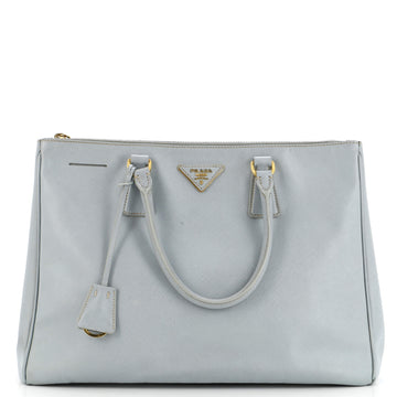 Prada Double Zip Lux Tote Saffiano Leather Large