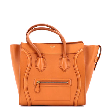 Celine Luggage Bag Smooth Leather Mini