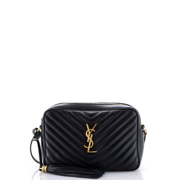 Saint Laurent Lou Camera Bag Matelasse Chevron Leather Small