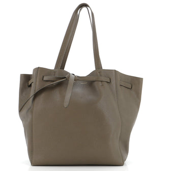 Celine Phantom Tie Cabas Tote Leather Small