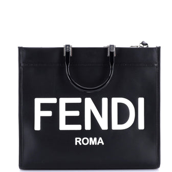 Fendi Sunshine Shopper Tote Leather Medium