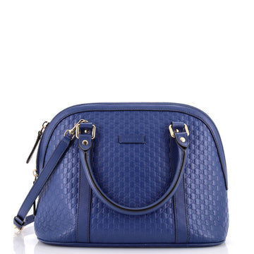 Gucci Convertible Dome Satchel Microguccissima Leather Medium