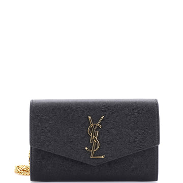 Saint Laurent Uptown Chain Wallet Leather