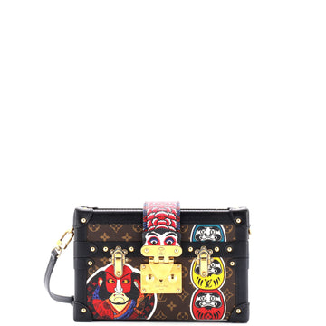 Louis Vuitton Petite Malle Handbag Limited Edition Kabuki Monogram Canvas